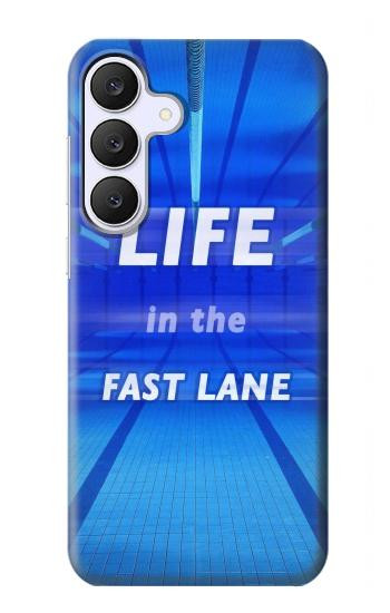 S3136 ファストレーンの生活 スイミングプール Life in the Fast Lane Swimming Pool Samsung Galaxy S25 FE バックケース、フリップケース・カバー