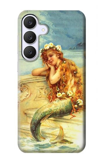 S3184 リトルマーメイドの絵画 Little Mermaid Painting Samsung Galaxy S25 FE バックケース、フリップケース・カバー