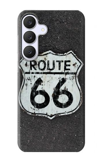 S3207 ルート66サイン Route 66 Sign Samsung Galaxy S25 FE, S26 FE バックケース、フリップケース・カバー