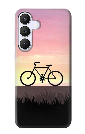 S3252 自転車 日没 Bicycle Sunset Samsung Galaxy S25 FE バックケース、フリップケース・カバー
