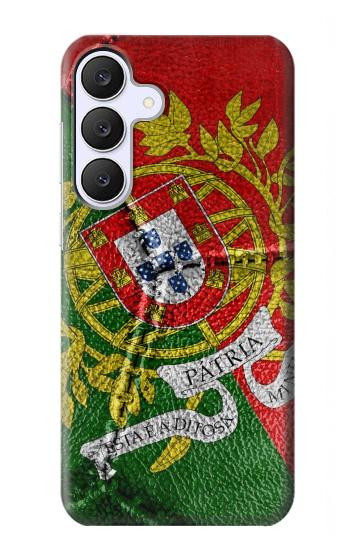 S3300 ポルトガルの旗ビンテージフットボールのグラフィック Portugal Flag Vintage Football Graphic Samsung Galaxy S25 FE, S26 FE バックケース、フリップケース・カバー