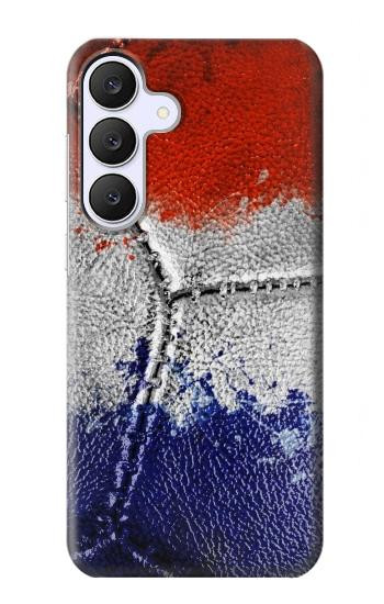 S3304 フランスの旗ビンテージフットボールのグラフィック France Flag Vintage Football Graphic Samsung Galaxy S25 FE バックケース、フリップケース・カバー