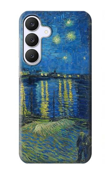 S3336 ヴァン・ゴッホローソンの星空 Van Gogh Starry Night Over the Rhone Samsung Galaxy S25 FE, S26 FE バックケース、フリップケース・カバー