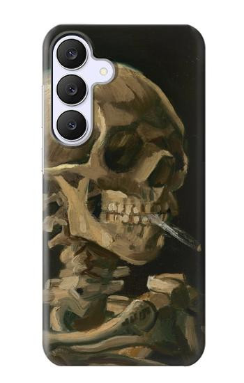 S3358 ヴィンセント・ヴァン・ゴッホ スケルトンタバコ Vincent Van Gogh Skeleton Cigarette Samsung Galaxy S25 FE バックケース、フリップケース・カバー