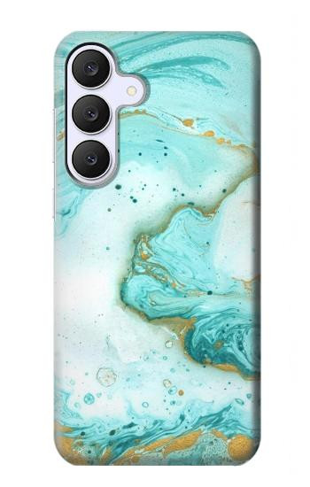 S3399 緑の大理石のグラフィックプリント Green Marble Graphic Print Samsung Galaxy S25 FE バックケース、フリップケース・カバー