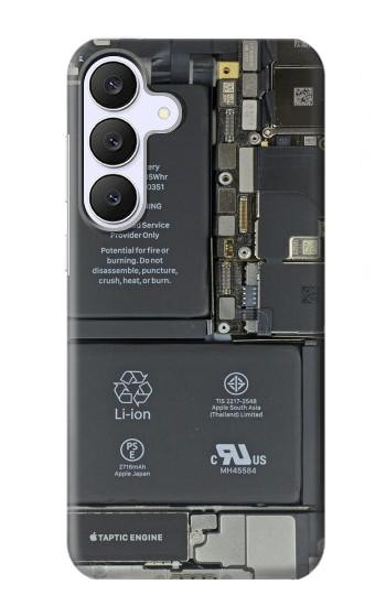 S3467 携帯電話の中のグラフィック Inside Mobile Phone Graphic Samsung Galaxy S25 FE バックケース、フリップケース・カバー