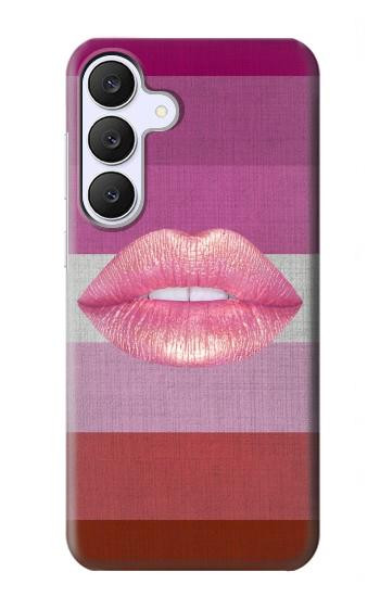 S3473 LGBTレズビアン旗 LGBT Lesbian Flag Samsung Galaxy S25 FE バックケース、フリップケース・カバー