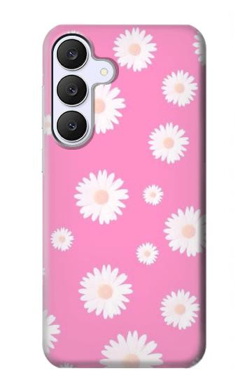 S3500 ピンクの花柄 Pink Floral Pattern Samsung Galaxy S25 FE, S26 FE バックケース、フリップケース・カバー