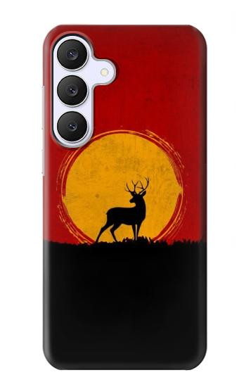 S3513 鹿の夕日 Deer Sunset Samsung Galaxy S25 FE バックケース、フリップケース・カバー
