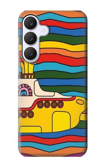 S3599 ヒッピーサブマリン Hippie Submarine Samsung Galaxy S25 FE バックケース、フリップケース・カバー