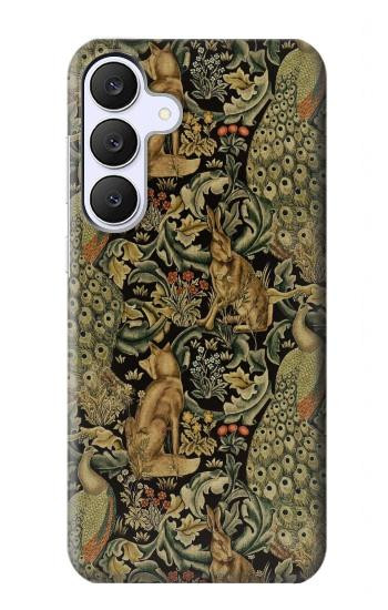 S3661 ウィリアム・モリス・フォレスト・ベルベット William Morris Forest Velvet Samsung Galaxy S25 FE, S26 FE バックケース、フリップケース・カバー