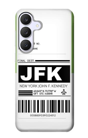 S3664 航空会社の旅行手荷物ラベル Airline Travel Luggage Label Samsung Galaxy S25 FE バックケース、フリップケース・カバー