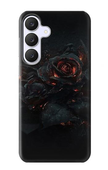 S3672 バーンドローズ Burned Rose Samsung Galaxy S25 FE バックケース、フリップケース・カバー