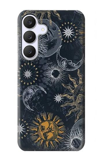 S3702 月と太陽 Moon and Sun Samsung Galaxy S25 FE バックケース、フリップケース・カバー