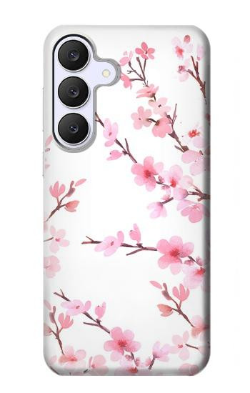 S3707 ピンクの桜の春の花 Pink Cherry Blossom Spring Flower Samsung Galaxy S25 FE, S26 FE バックケース、フリップケース・カバー