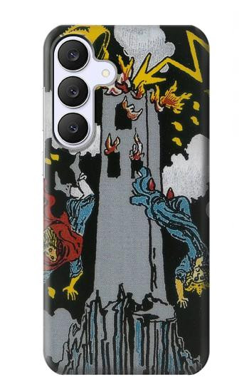 S3745 タロットカードタワー Tarot Card The Tower Samsung Galaxy S25 FE, S26 FE バックケース、フリップケース・カバー