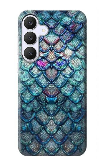 S3809 人魚の鱗 Mermaid Fish Scale Samsung Galaxy S25 FE, S26 FE バックケース、フリップケース・カバー