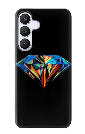 S3842 抽象的な カラフルな ダイヤモンド Abstract Colorful Diamond Samsung Galaxy S25 FE バックケース、フリップケース・カバー