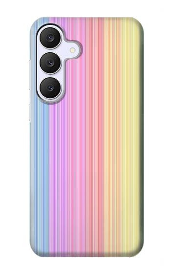 S3849 カラフルな縦の色 Colorful Vertical Colors Samsung Galaxy S25 FE バックケース、フリップケース・カバー