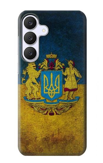 S3858 ウクライナ ヴィンテージ旗 Ukraine Vintage Flag Samsung Galaxy S25 FE, S26 FE バックケース、フリップケース・カバー