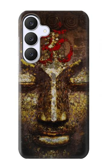 S3874 ブッダフェイスオームシンボル Buddha Face Ohm Symbol Samsung Galaxy S25 FE, S26 FE バックケース、フリップケース・カバー