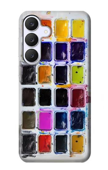 S3956 水彩パレットボックスグラフィック Watercolor Palette Box Graphic Samsung Galaxy S25 FE バックケース、フリップケース・カバー