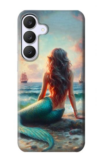 S4006 油絵 人魚 Oil Painting Mermaid Samsung Galaxy S25 FE バックケース、フリップケース・カバー