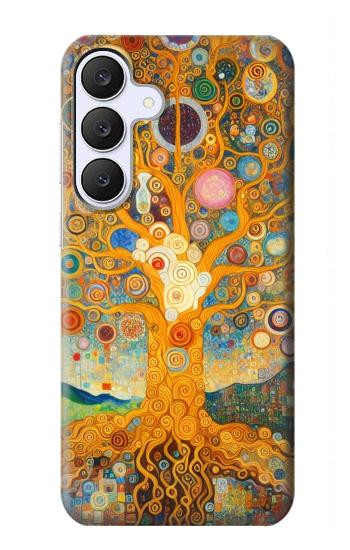 S4007 生命の樹の絵画 Tree of Life Painting Samsung Galaxy S25 FE バックケース、フリップケース・カバー