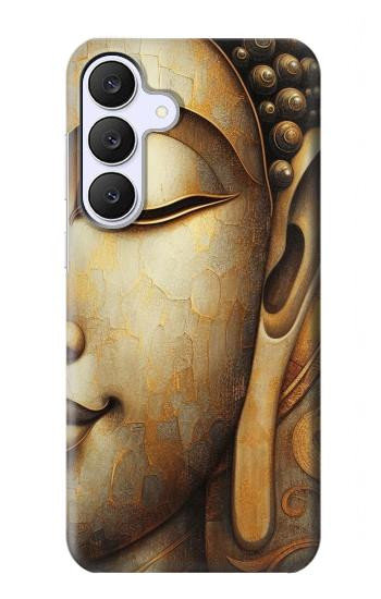 S4022 黄金の仏顔 ヴィンテージ Vintage Buddha Face Golden Style Samsung Galaxy S25 FE バックケース、フリップケース・カバー