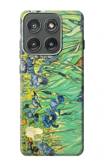 S0210 フィンセント・ファン・ゴッホ アイリスの花 Van Gogh Irises Motorola Edge (2025) バックケース、フリップケース・カバー