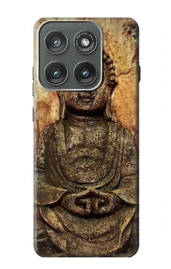 S0344 仏岩彫刻 Buddha Rock Carving Motorola Edge (2025) バックケース、フリップケース・カバー