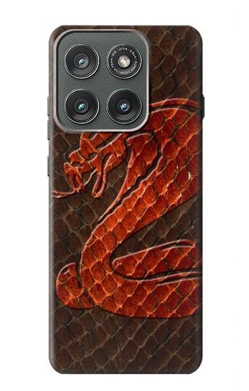 S0663 コブラ 蛇の皮膚 Cobra Snake Skin Motorola Edge (2025) バックケース、フリップケース・カバー