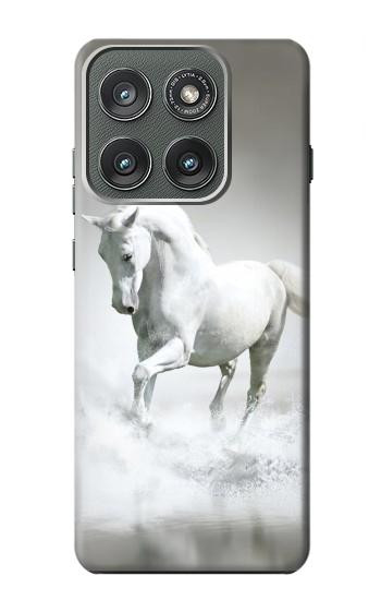 S0932 白馬 White Horse Motorola Edge (2025) バックケース、フリップケース・カバー
