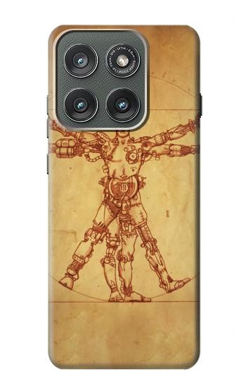 S1682 スチームパンク フランケンシュタイン Steampunk Frankenstein Motorola Edge (2025) バックケース、フリップケース・カバー