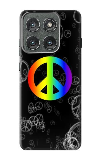 S2356 ピースサイン Peace Sign Motorola Edge (2025) バックケース、フリップケース・カバー