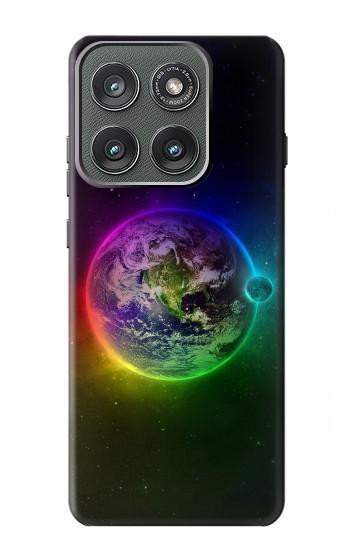 S2570 カラフルな惑星 Colorful Planet Motorola Edge (2025) バックケース、フリップケース・カバー