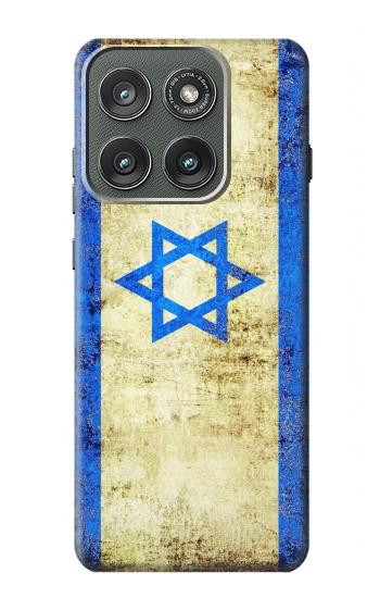 S2614 イスラエルの古い旗 Israel Old Flag Motorola Edge (2025) バックケース、フリップケース・カバー
