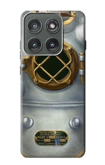 S2646 ヴィンテージ深海ダイビングヘルメット Vintage Deep Sea Diver Helmet Motorola Edge (2025) バックケース、フリップケース・カバー