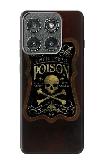 S2649 ヴィンテージポイズンガラスびん Unfiltered Poison Vintage Glass Bottle Motorola Edge (2025) バックケース、フリップケース・カバー