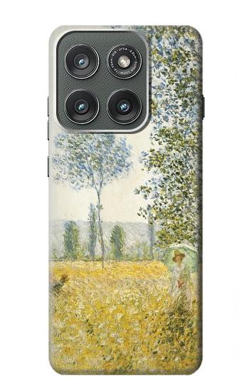 S2682 クロード・モネ 春の野 Claude Monet Fields In Spring Motorola Edge (2025) バックケース、フリップケース・カバー