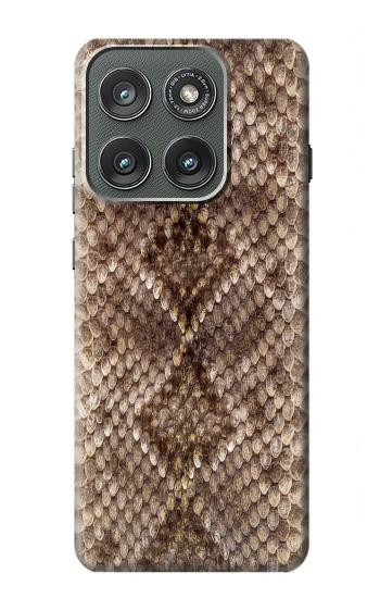 S2875 ラトルスネークスキン グラフィックプリント Rattle Snake Skin Graphic Printed Motorola Edge (2025) バックケース、フリップケース・カバー