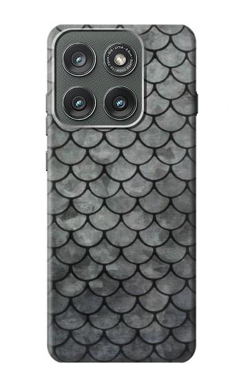 S2950 銀魚のスケール Silver Fish Scale Motorola Edge (2025) バックケース、フリップケース・カバー