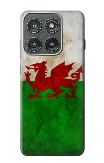 S2976 ウェールズサッカー Wales Football Soccer Red Dragon Flag Motorola Edge (2025) バックケース、フリップケース・カバー