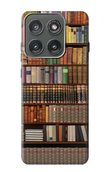 S3154 本棚 Bookshelf Motorola Edge (2025) バックケース、フリップケース・カバー