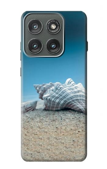 S3213 海 海の貝殻 Sea Shells Under the Sea Motorola Edge (2025) バックケース、フリップケース・カバー