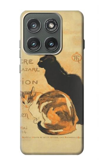 S3229 ヴィンテージ猫ポスター Vintage Cat Poster Motorola Edge (2025) バックケース、フリップケース・カバー