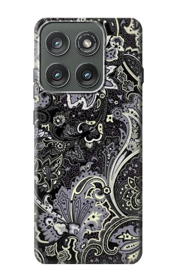 S3251 バティックパターン Batik Flower Pattern Motorola Edge (2025) バックケース、フリップケース・カバー