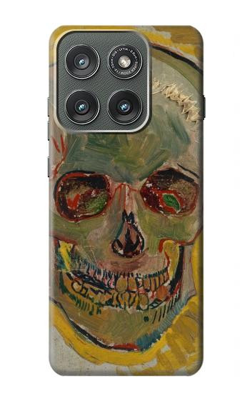 S3359 ヴィンセント・ヴァン・ゴッホ スカル Vincent Van Gogh Skull Motorola Edge (2025) バックケース、フリップケース・カバー