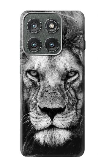 S3372 ライオンの顔 Lion Face Motorola Edge (2025) バックケース、フリップケース・カバー