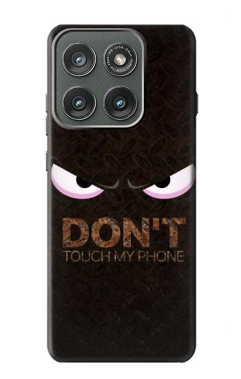 S3412 私の携帯に触るな Do Not Touch My Phone Motorola Edge (2025) バックケース、フリップケース・カバー